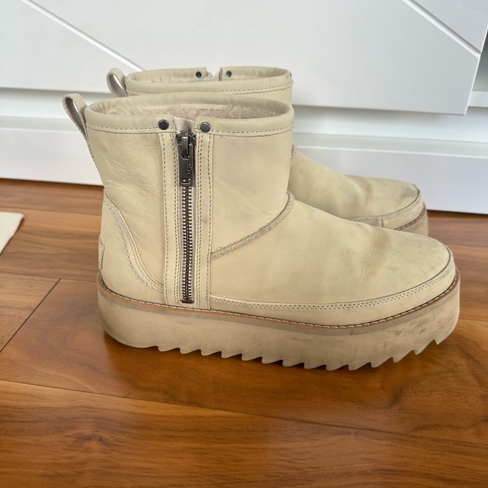 Ugg classic rebel biker mini boot